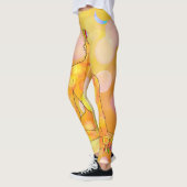 Leggings Légumineuses de méditation de Chakra (Gauche)