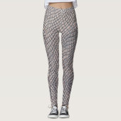 Leggings Légumineuses de peau de serpent (Devant)