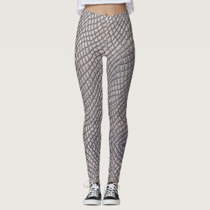 Leggings Légumineuses de peau de serpent