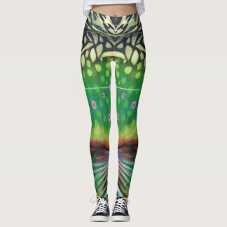 Leggings Légumineuses de poissons de truite broyée