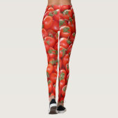 Leggings Légumineuses de tomates rouges (Dos)