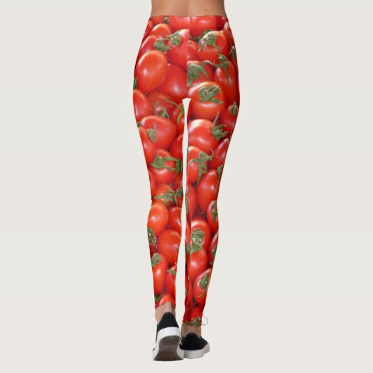 Leggings Légumineuses de tomates rouges (Dos)