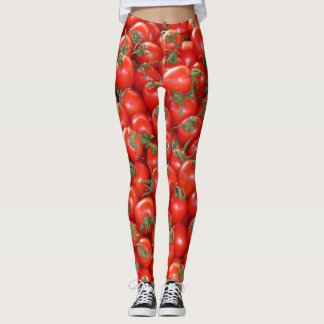 Leggings Légumineuses de tomates rouges