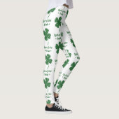 Leggings Légumineuses de trèfle en détresse st patrick (Droite)