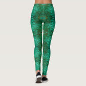 Leggings Légumineuses en bois vert. (Dos)