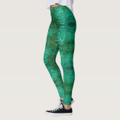 Leggings Légumineuses en bois vert. (Gauche)