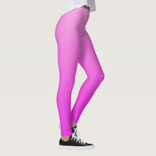 Leggings Légumineuses en dégradé rose
