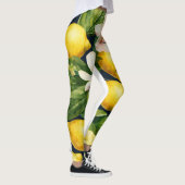 Leggings légumineuses en jaune citron et vert (Droite)
