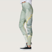 Leggings Légumineuses en marbre d'alcool (Gauche)