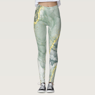 Leggings Légumineuses en marbre d'alcool