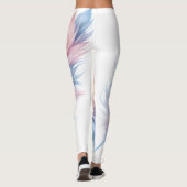 Leggings Légumineuses en plume, Plumes pastel (Dos)