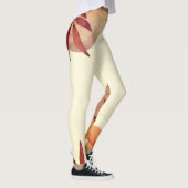 Leggings Légumineuses en terre cuite d'aquarelle (Droite)