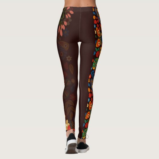 Leggings Légumineuses florales (Dos)