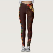 Leggings Légumineuses florales (Devant)