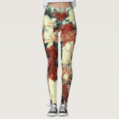 Leggings Légumineuses florales avec effet d'illusion (Devant)