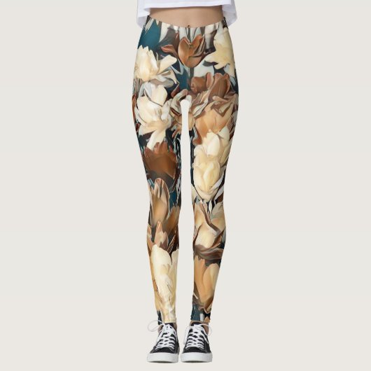 Leggings Légumineuses florales avec effet fée (Devant)