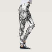Leggings Légumineuses florales avec effet stylo (Droite)