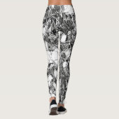 Leggings Légumineuses florales avec effet stylo (Dos)
