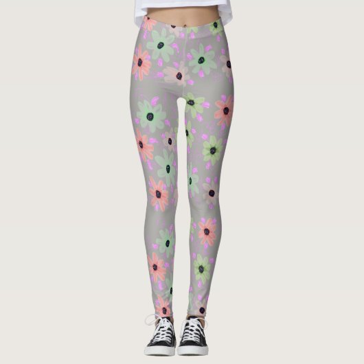 Leggings Légumineuses grises (Devant)
