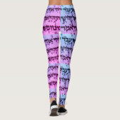 Leggings Légumineuses hébraïques - ultraviolet (Dos)