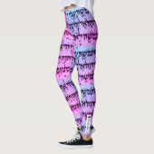 Leggings Légumineuses hébraïques - ultraviolet (Gauche)
