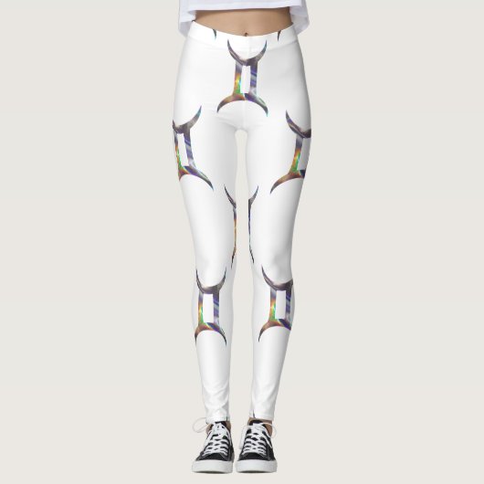 Leggings légumineuses hologramme gemini (Devant)