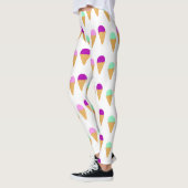 Leggings Légumineuses Motifs à la crème glacée (Gauche)