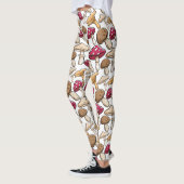 Leggings Légumineuses Motifs de champignons (Gauche)