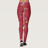 Leggings Légumineuses motifs de cirque (Dos)