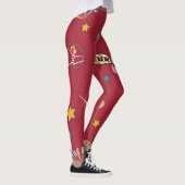 Leggings Légumineuses motifs de cirque (Droite)