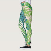 Leggings Légumineuses Motifs Palm Leaf (Gauche)