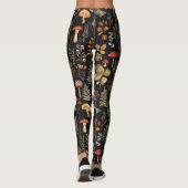 Leggings Légumineuses plantes forestières (Dos)