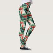 Leggings Légumineuses rouges vertes (Droite)