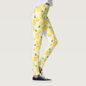 Leggings Légumineuses sur impression ( citron ) (Droite)