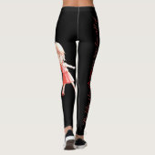 Leggings Légumineuses sur mesure inspirées de la crème glac (Dos)