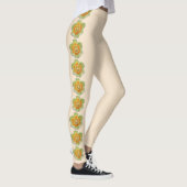 Leggings Légumineuses - Tulipe de peuplier de Tulipe sur Cr (Droite)