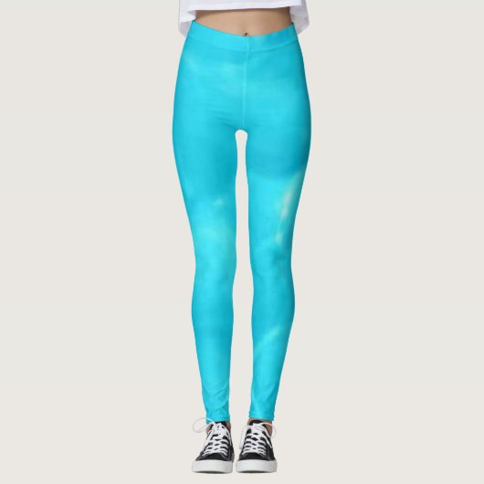 Leggings Légumineuses turquoises (Devant)