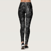 Leggings Légumineuses urbaines noires pour un mode de vie a (Dos)