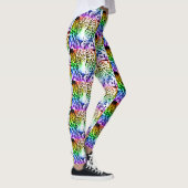 Leggings Leopard arc-en-ciel rétro des années 80 (Droite)