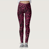 Leggings Léopard Bourgogne (Devant)