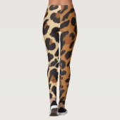 Leggings Leopard Cheetah Spots Wild Poster de animal Motif (Dos)