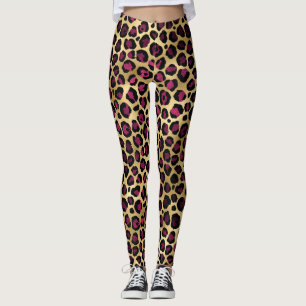 Leggings Leopard de Bourgogne