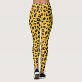 Leggings léopard de texture (Dos)