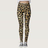 Leggings Leopard d'or (Devant)