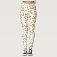 Leopard d'or, Parties scintillant d'or, Empreinte 