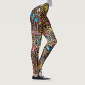 Leggings Leopard et papillons (Droite)