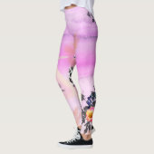 Leggings Léopard génial et guêtres florales (Gauche)