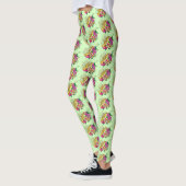 Leggings Léopard jaune Gecko Vert (Gauche)