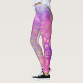 Leggings Leopard Paint Series Design 11 (Gauche)