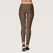 Leggings léopard Peau Imprimer Parties scintillant or Girly (Dos)